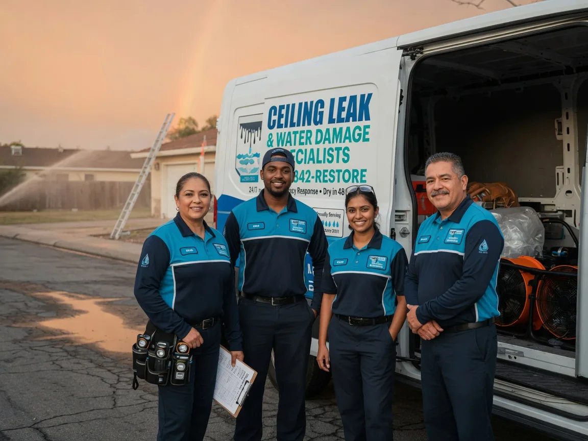 Ceiling Leak Cleanup company in Ellinger, TX