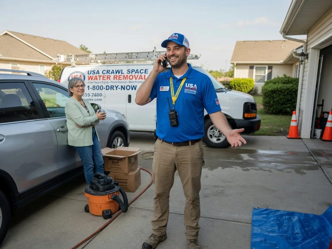 Crawl Space Water Removal Ellinger, TX FAQs